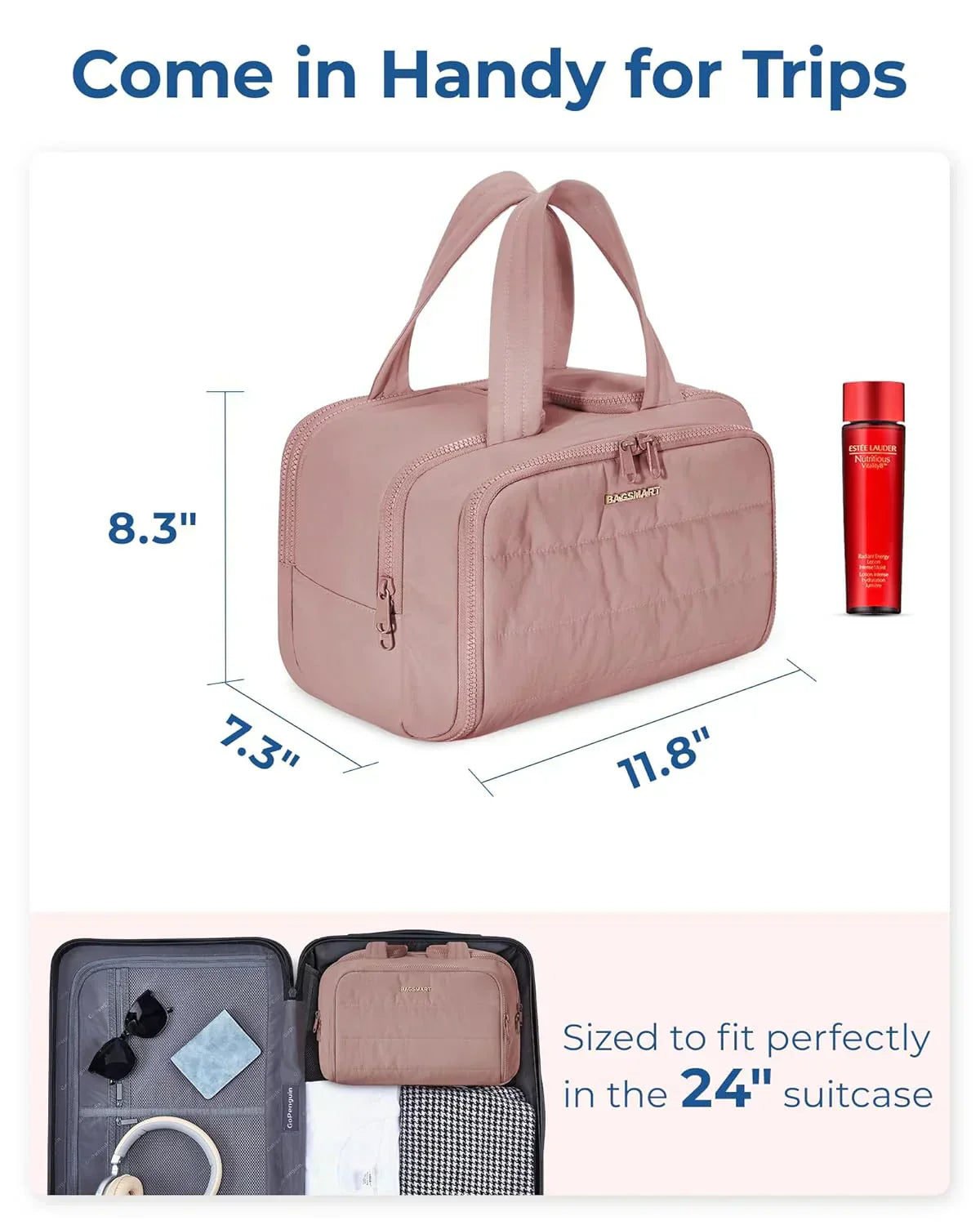 ( BUY 1 GET 2 FREE )All-in-One Travel Toiletry Bag