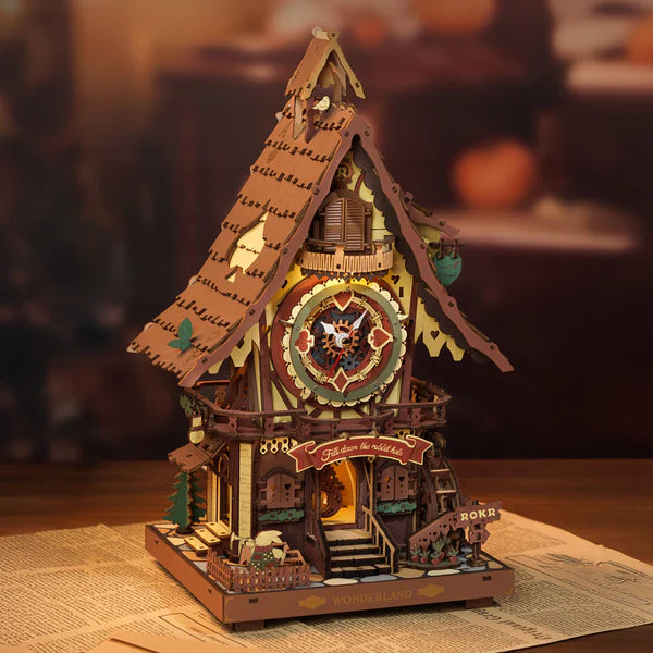 Cuckoo Clock Mechanical 3D Wooden Puzzle