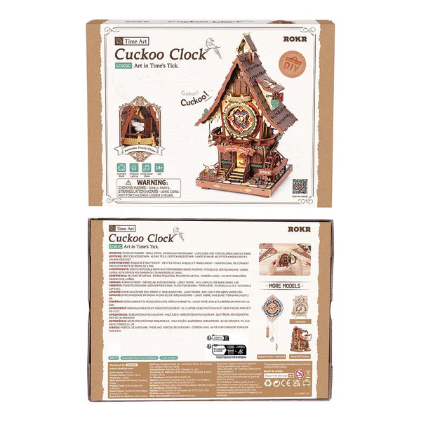Cuckoo Clock Mechanical 3D Wooden Puzzle
