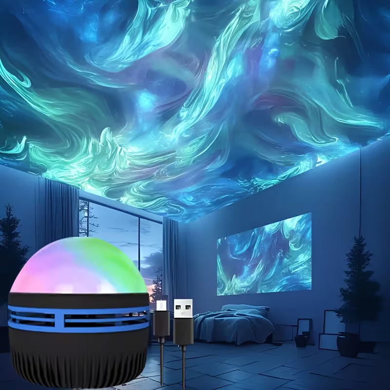 (Buy 1 Get 1 Free) Cosmic Aurora Night Light Projector