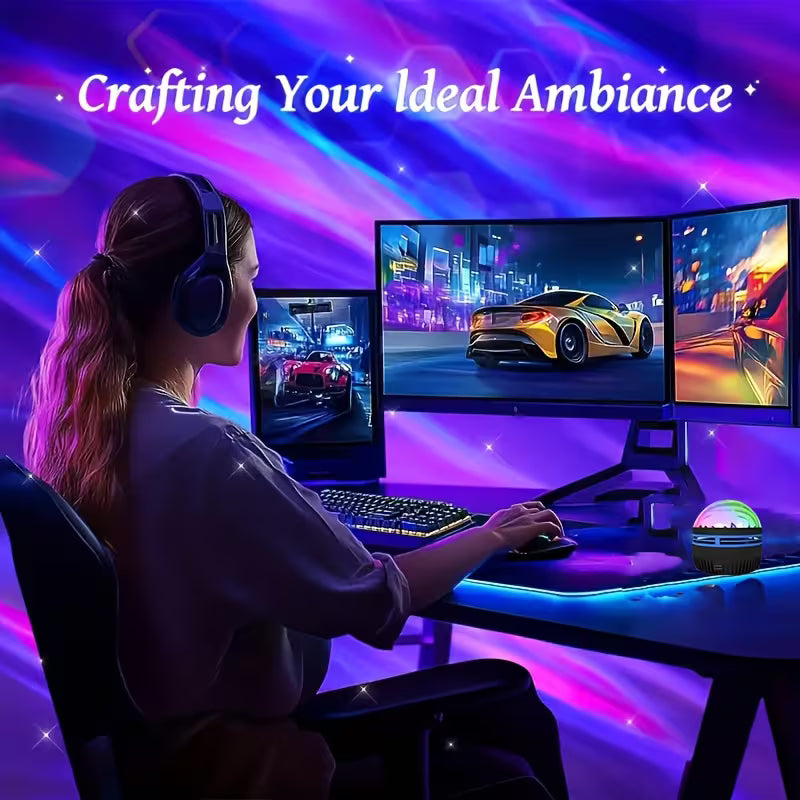 (Buy 1 Get 1 Free) Cosmic Aurora Night Light Projector