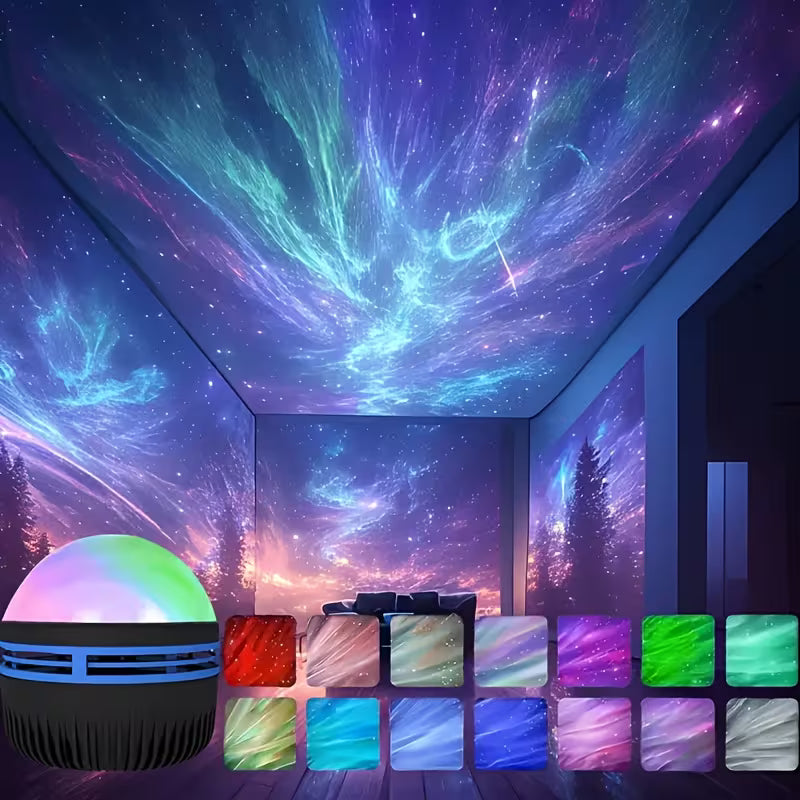 (Buy 1 Get 1 Free) Cosmic Aurora Night Light Projector