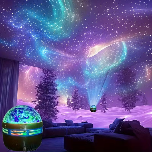 (Buy 1 Get 1 Free) Cosmic Aurora Night Light Projector