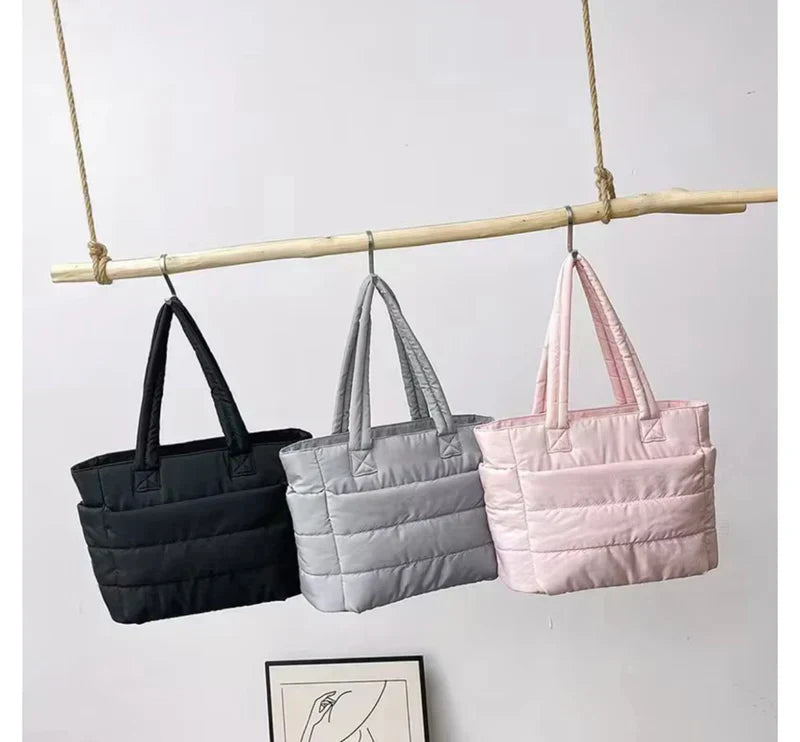 (Buy 1 Get 1 Fee )Trendy Ladies' Mini Puffer Tote Handbag